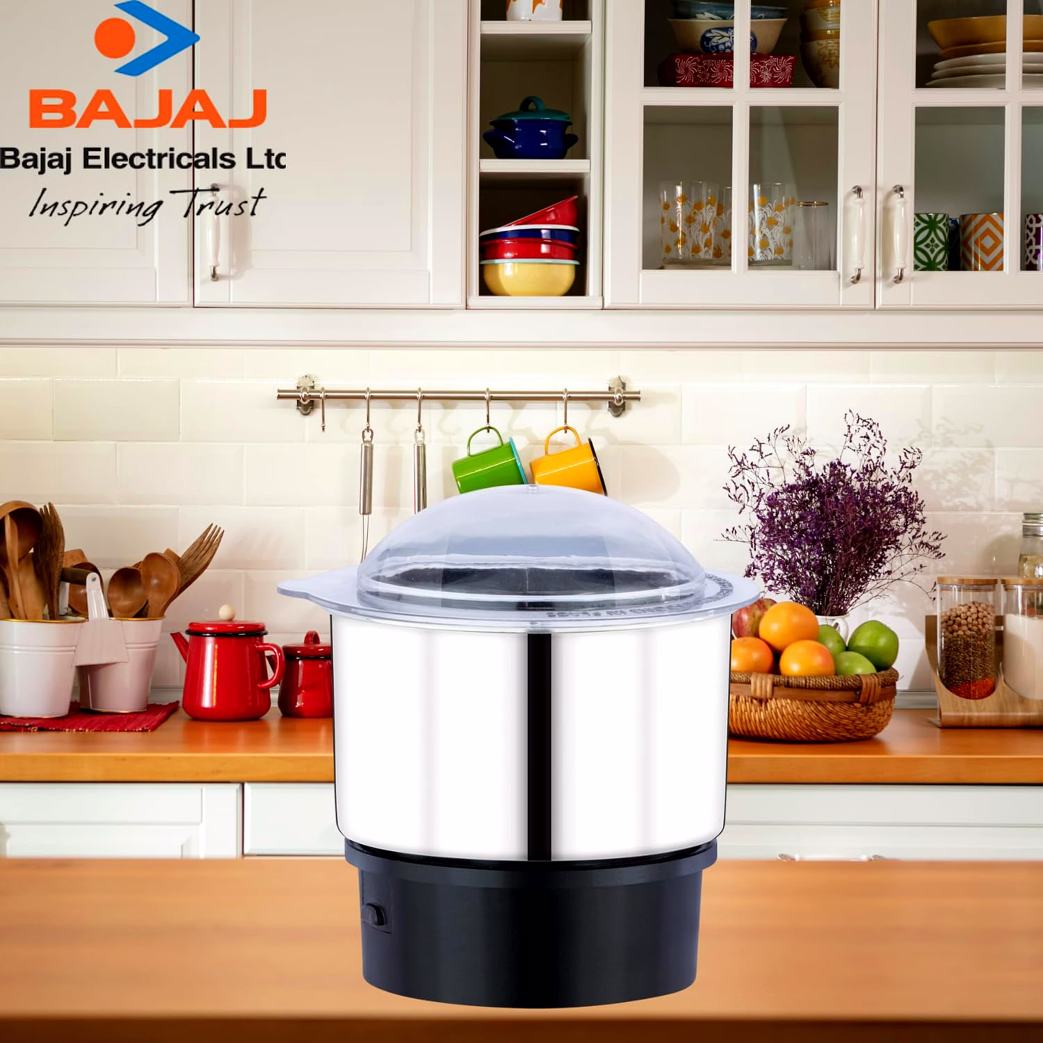 Bajaj Original 500ml Chutney Jar Assembly for Herculo Mixer Grinder | Genuine Stainless Steel Spare Jar | Compatible with Bajaj Herculo MG & Similar Models image 3