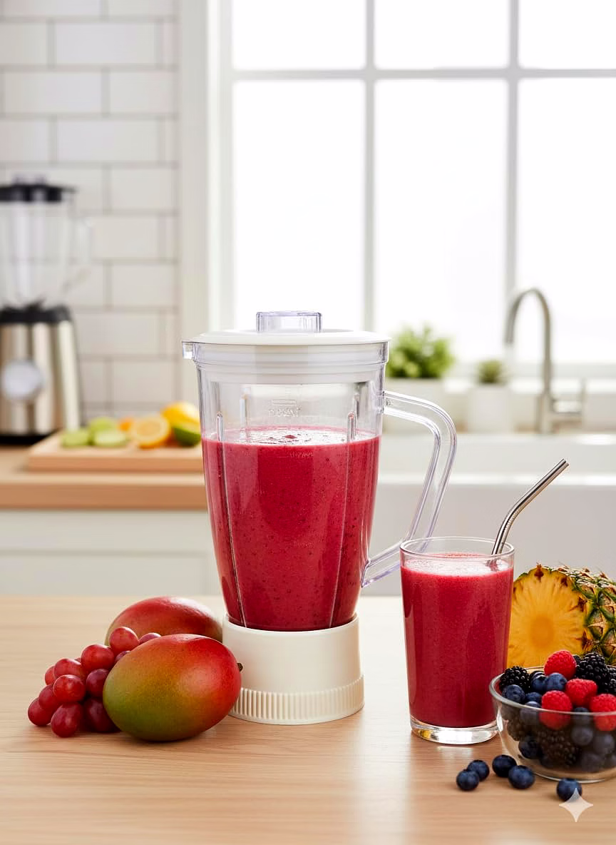 Bajaj Original 1.2L Liquid Juicer Jar for JX4 Neo JMG Mixer Grinder | Genuine ABS Plastic Replacement with Handle & Lid | Compatible with JX4 Neo JMG image 3