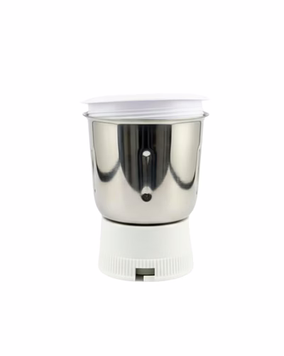 Bajaj Original 600ml Dry Juicer Jar for JX4/JX5 Neo JMG Mixer Grinder | Genuine Stainless Steel Replacement with Lid | Compatible with JX4/JX5 Neo JMG Juicer Mixer Grinder-941332