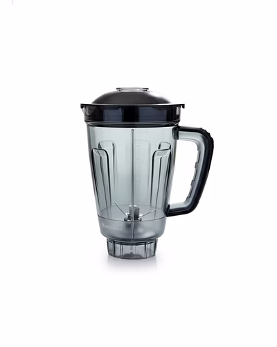 Bajaj Original 1.5L Juicer Jar for Rex DLX Ninja 4-Jar 750W Mixer Grinder | Genuine ABS Plastic Replacement with Handle, Lid, 4 Teeth &amp; 2-Slot Blade | Compatible with Rex DLX Ninja Series-9410844