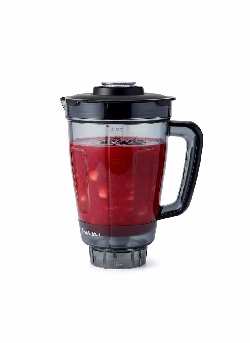 Bajaj Original 1.5L Juicer Jar for Rex DLX Ninja 4-Jar 750W Mixer Grinder | Genuine ABS Plastic Replacement with Handle, Lid, 4 Teeth & 2-Slot Blade | Compatible with Rex DLX Ninja Series image 3
