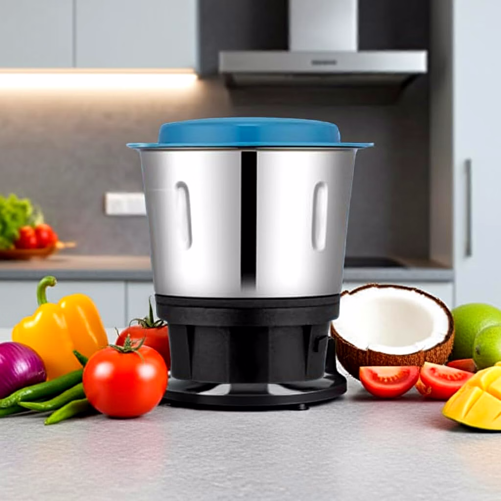 Bajaj Original 400ml Chutney Jar Assembly for Rex DLX Mixer Grinder | Genuine Replacement Jar | Compatible with Bajaj Rex DLX & Similar Models image 3