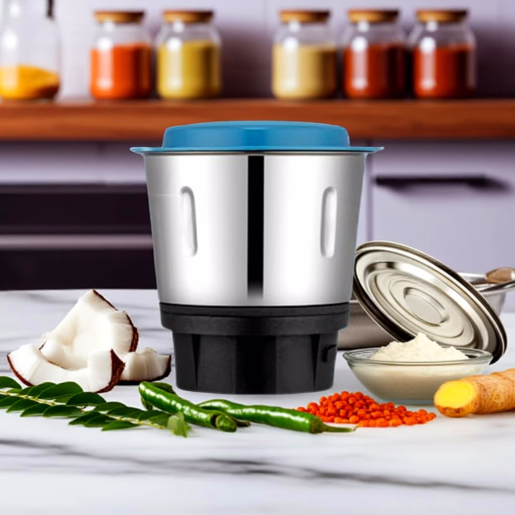 Bajaj Original 400ml Chutney Jar Assembly for Rex DLX Mixer Grinder | Genuine Replacement Jar | Compatible with Bajaj Rex DLX & Similar Models image 4