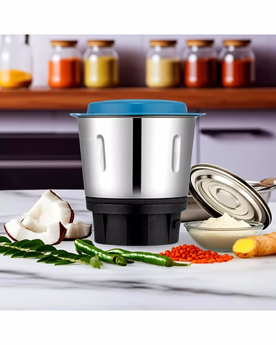 Bajaj Original 400ml Chutney Jar Assembly for Rex DLX Mixer Grinder | Genuine Replacement Jar | Compatible with Bajaj Rex DLX &amp; Similar Models-3