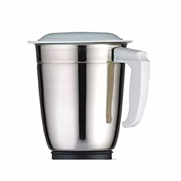 bajaj original 1.5 litre liquid jar assembly for gx7 mixer grinder | genuine replacement jar with handle & lid | compatible with bajaj gx7,gx8,gx9 & similar models
