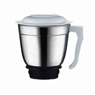 bajaj dry jar assembly for gx7 mixer grinder – original spare jar with blade & lid | stainless steel | genuine replacement accessory