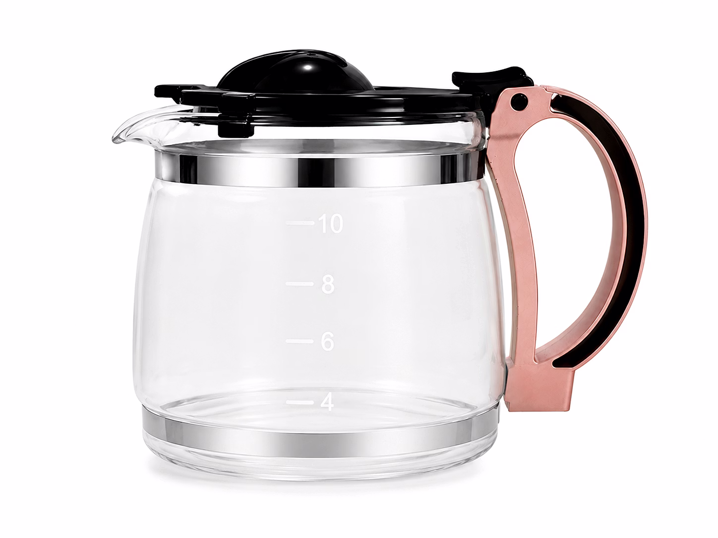 bajaj original carafe assembly for mr. europa brewmstr 750w coffee maker | genuine glass coffee pot with lid & handle | replacement coffee carafe jug