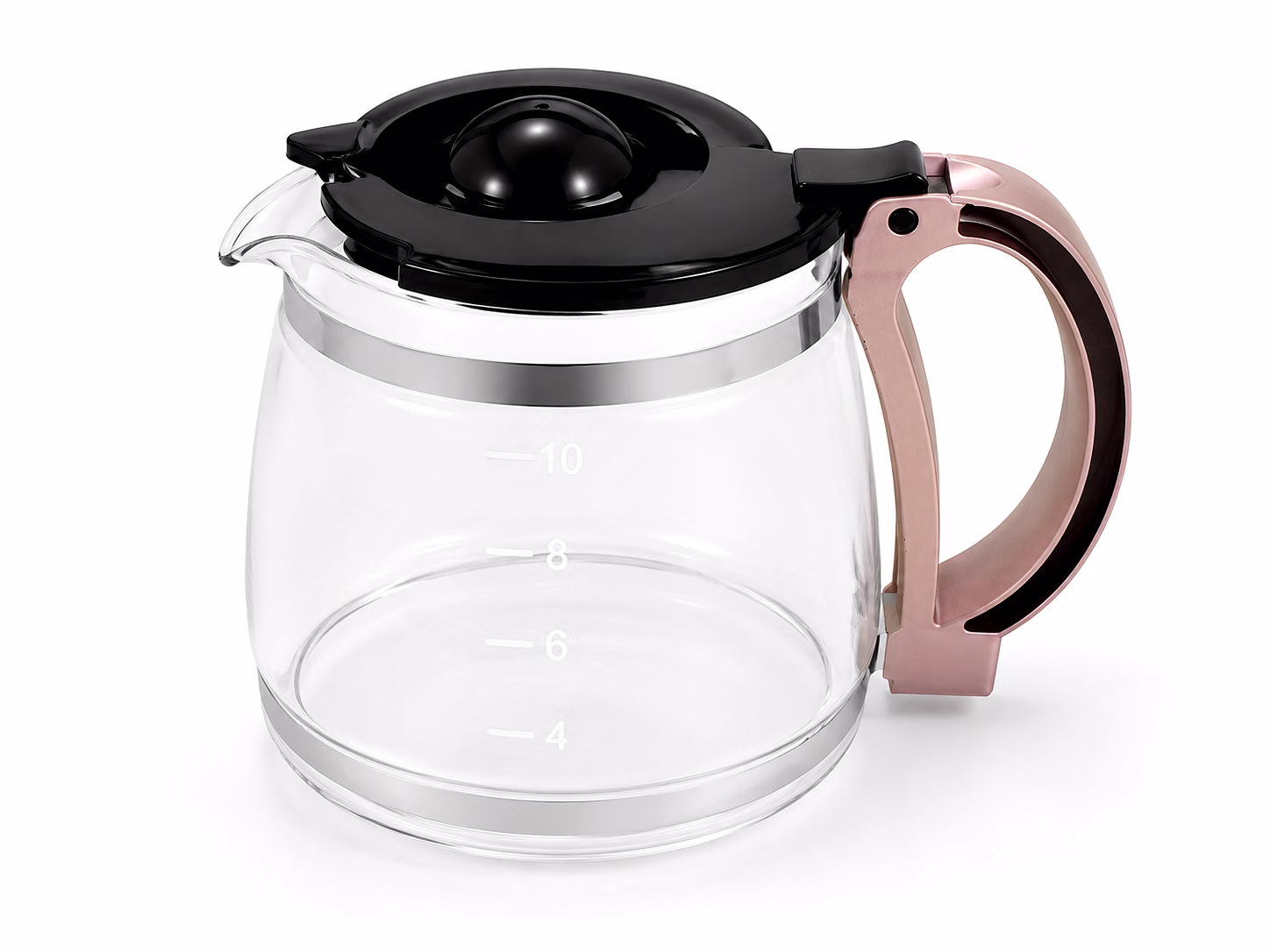 Bajaj Original Carafe Assembly for Mr. Europa BrewMSTR 750W Coffee Maker | Genuine Glass Coffee Pot with Lid & Handle | Replacement Coffee Carafe Jug image 2