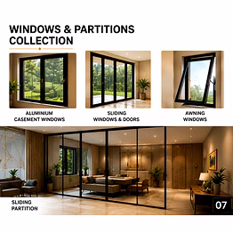 premium aluminum and upvc windows as per international standards