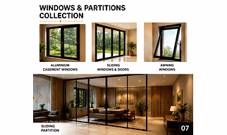 Premium Aluminum and uPVC Windows as per International Standards