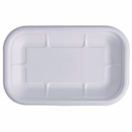 rectangular snack plate
