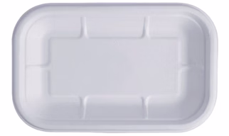 RECTANGULAR SNACK PLATE