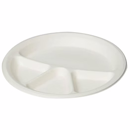 11" 4-comp round plate