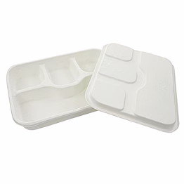 4 compartment meal tray + lid