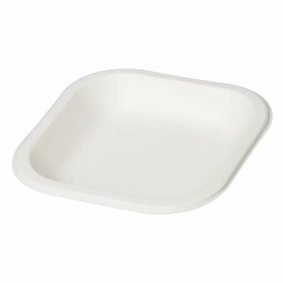 6" square plate