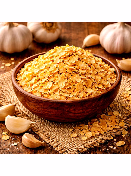 Dehydrated Garlic Flakes – Bulk Wholesale Export Quality