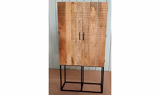 wooden carving cabinet