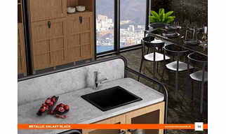 QUARTZ SINK 16"X18"X8"