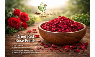 DRY RED ROSE PETALS