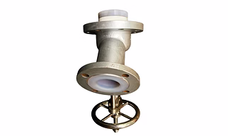 CF8M X PFA LINED FLUSH BOTTOM VALVES