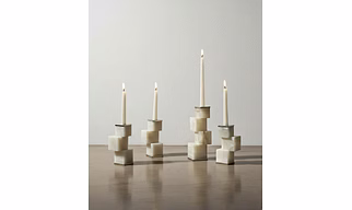 Premium marble candles stand