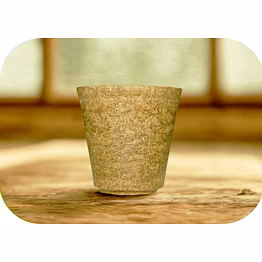 biodegradable & compostable tumbler– rice husk disposable tableware - 120 ml tumbler