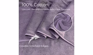 Premium Cotton Bath Sheets Terry Towel, 600 GSM, 84x165cm, 2 Pack, Ultra Soft Absorbent Quick Dry Skin Friendly, Multi-Purpose for Home Spa Beach Gym Sona (Gray Ridge)