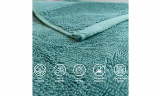 Premium Cotton Bath Sheets Terry Towel, 600 GSM, 84x165cm, 2 Pack, Ultra Soft Absorbent Quick Dry Skin Friendly, Multi-Purpose for Home Spa Beach Gym Sona (Tourmaline)