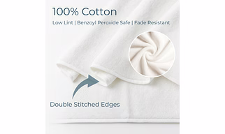 Premium Cotton Bath Sheets Terry Towel, 600 GSM, 84x165cm, 2 Pack, Ultra Soft Absorbent Quick Dry Skin Friendly, Multi-Purpose for Home Spa Beach Gym Sona (Bright White)