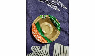 6 inch disposable coloured/silver/golden katora bowl