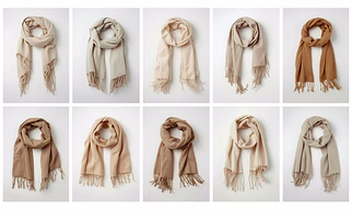 Jute and Jute Cotton Mix scarves