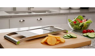S.S POTATO & VEGETABLE SLICER 2 in 1 LONG HEAVY