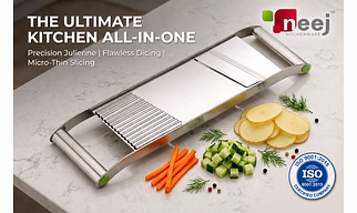 S.S POTATO & VEGETABLE SLICER 2 in 1 LONG HEAVY