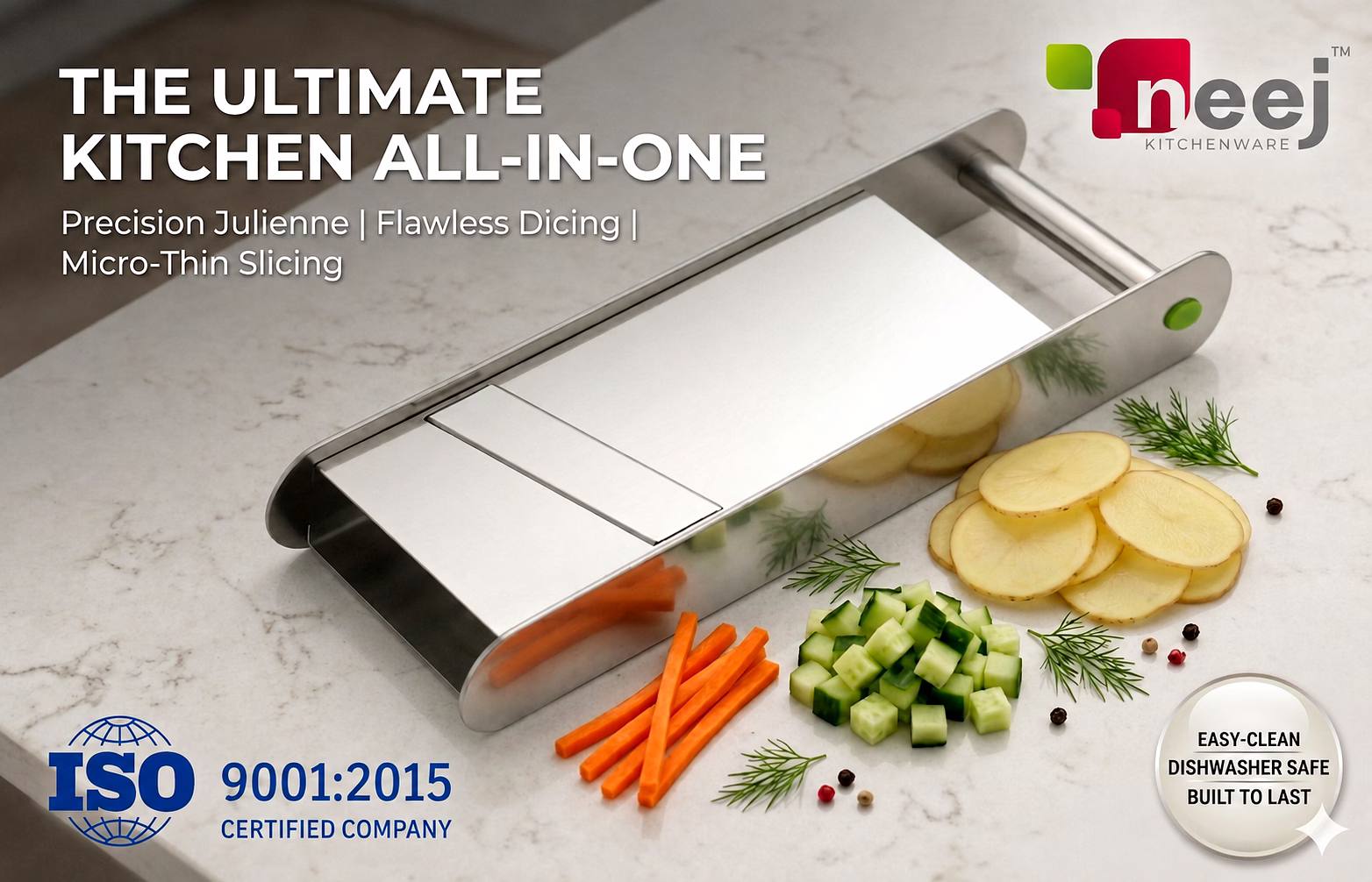 s.s potato & vegetable jumbo slicer heavy