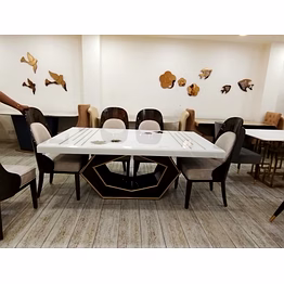 exalted-plaza dining table set for interior decor and project furnishing