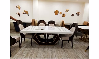 Dining Table Set for Interior Decor and Project Furnishing