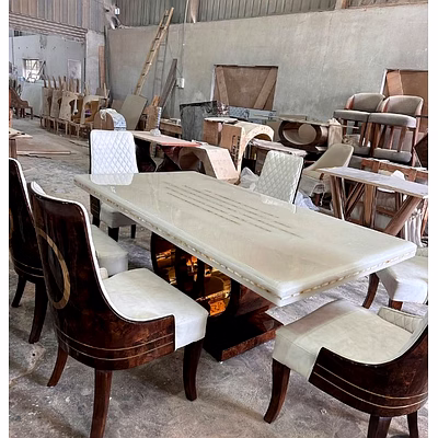 Dining Table Set for Interior Decor and Project Furnishing-1