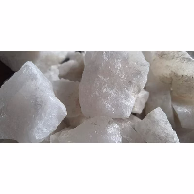 White Quartz Snow lumps for Industrial Processing and Material Supply-2
