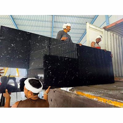 Pearl Black Granite for Flooring, Cladding, and Surface Applications-3