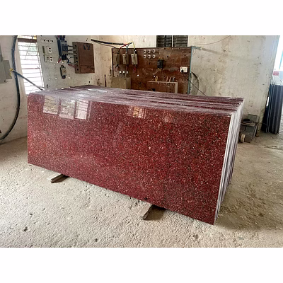 Zem Red Granite for Flooring, Cladding, and Surface Applications-1