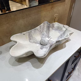 exalted-plaza handcrafted marble designer wash basin – stone bathroom sink for architectural and landscaping use