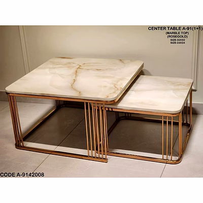 Center Table Set Elegant Design – Durable Build – Export Quality for Interior Decor and Project Furnishing-5