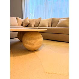 exalted-plaza designer stone centre table for interior decor and project furnishing