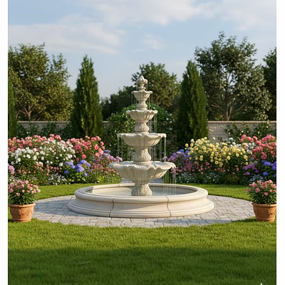 Out Door Water Fountain for Architectural and Landscaping Use-1