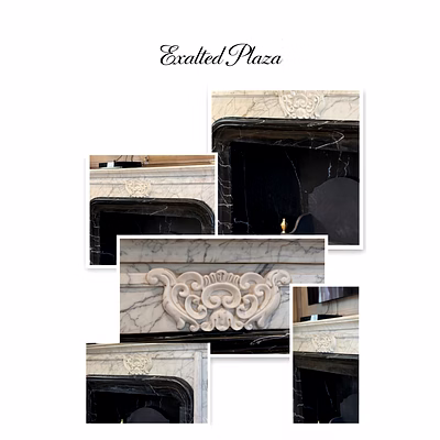 Exalted Plaza Signature Marble Fireplaces for Architectural and Landscaping Use-8