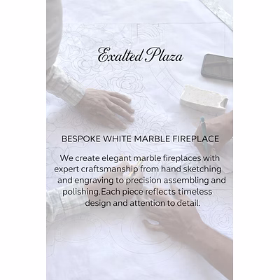 Exalted Plaza Signature Marble Fireplaces for Architectural and Landscaping Use-7