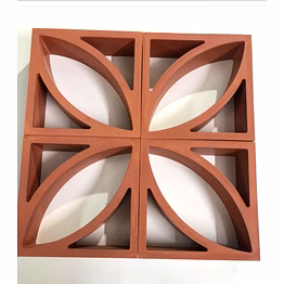 exalted-plaza decorative terracotta jali block for ventilation wall – clay breeze block for exterior & interior design