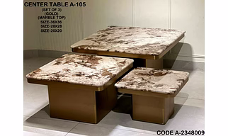 Center Table Set Elegant Design – Durable Build – Export Quality for Interior Decor and Project Furnishing