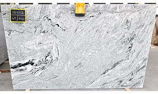 Viscon White Granite Gangsaw Slabs for Flooring, Countertops and Wall Cladding for Flooring, Cladding, and Surface Applications