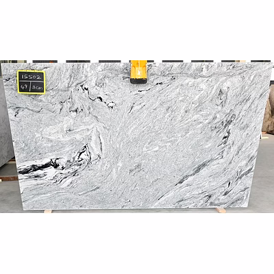 Viscon White Granite Gangsaw Slabs for Flooring, Countertops and Wall Cladding for Flooring, Cladding, and Surface Applications-4